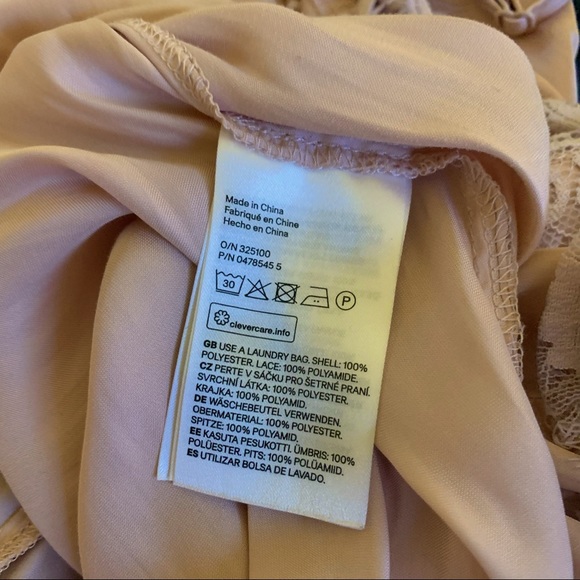 H&M Conscious - Dusty Rose Camisole w/ Lace Trim - Sz. 4 - Picture 3 of 4